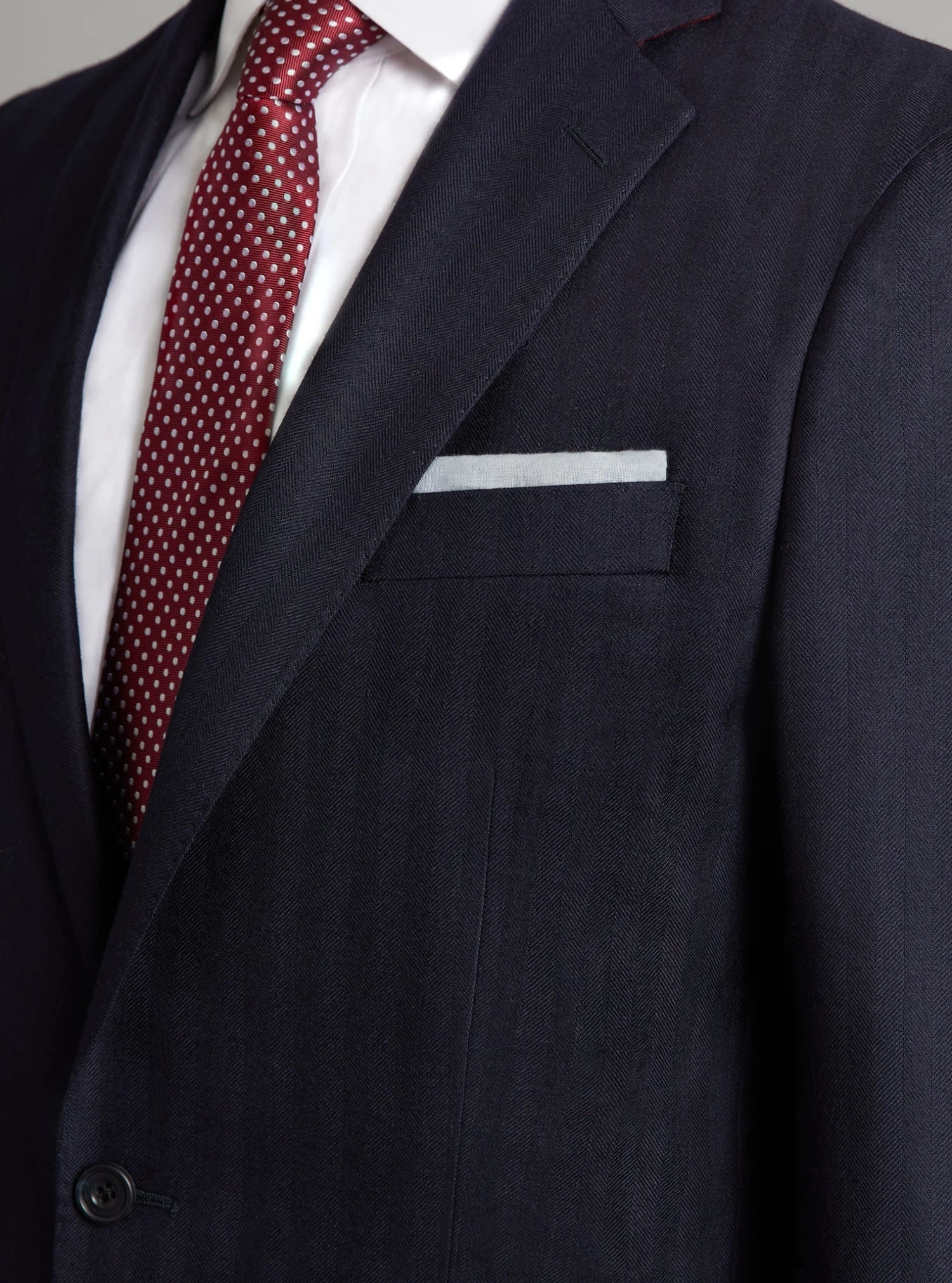 Eaton Suit - Navy Herringbone 6 Eaton Suit - Navy Herringbone - Image 4