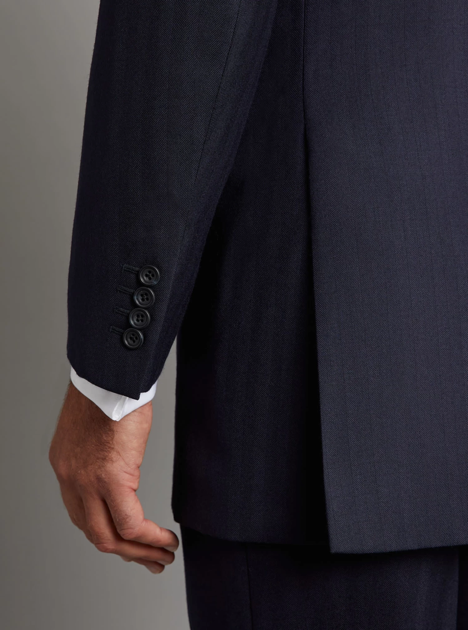 Eaton Suit - Navy Herringbone 7 Eaton Suit - Navy Herringbone - Image 5