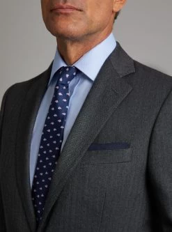 Eaton Suit - Grey Herringbone -Clothing store 2020 08 17 oliver brown642eaton suit grey herringb 880ba18e 43b7 471f a47a 4cec39fa5626