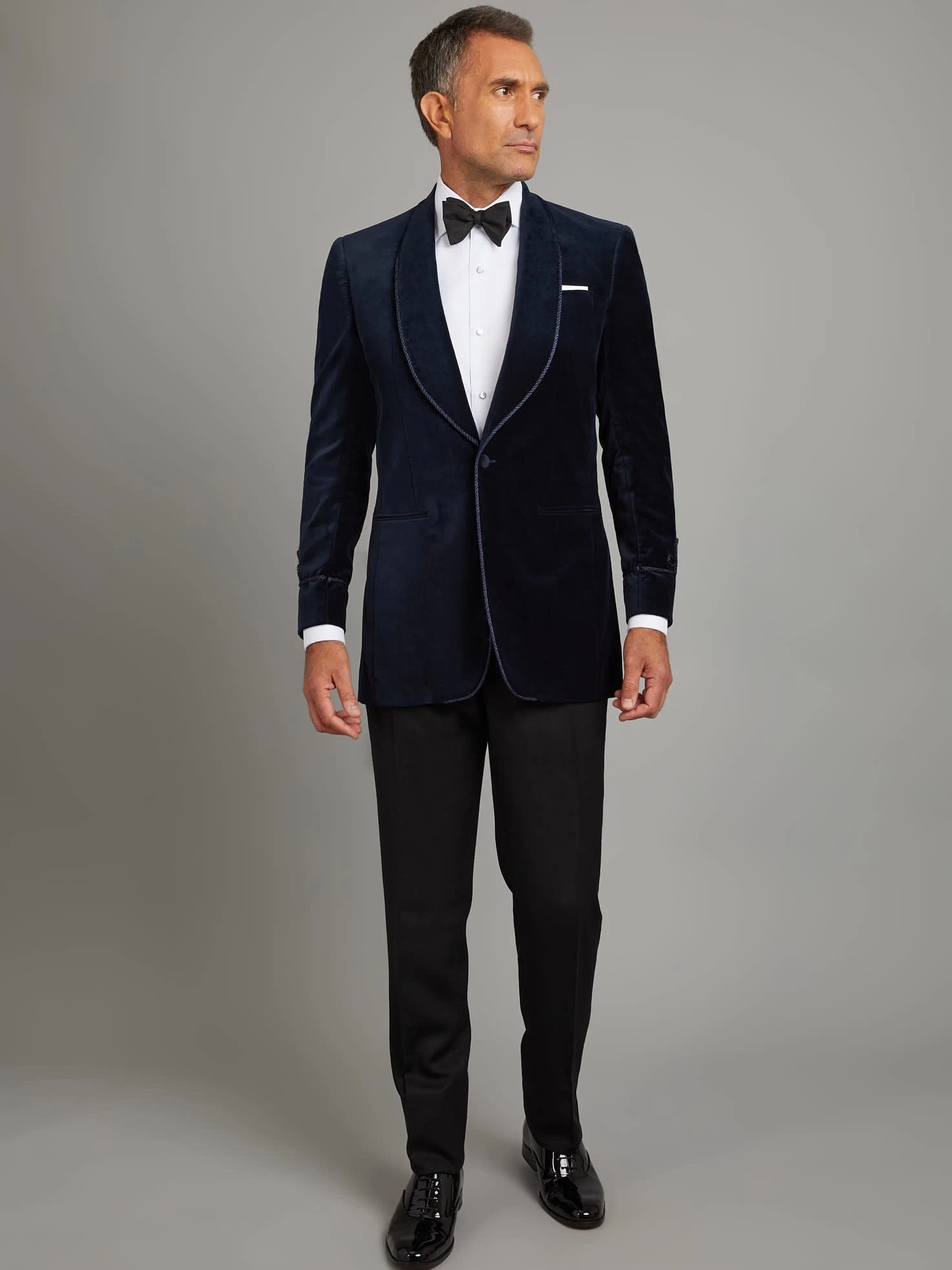 Pembroke Smoking Jacket - Navy 3 Pembroke Smoking Jacket - Navy