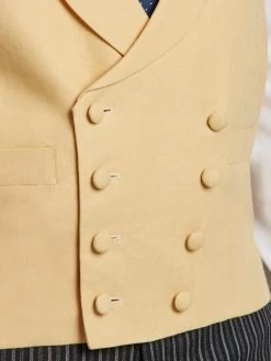 Double Breasted Linen Waistcoat – Yellow -Clothing store 210225 oliverbrown24995 e8eaff88 7d7c 4533 a2e2 cc278b8d9043