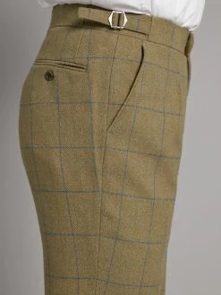 Pleated Trousers - Ettrick Tweed -Clothing store 210319 oliverbrown31007