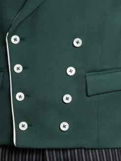 Double Breasted Wool Waistcoat With Piping - Hunter Green -Clothing store 210423 oliverbrown40576 3854c4a0 1a5e 4105 877e 17cd389af2b3