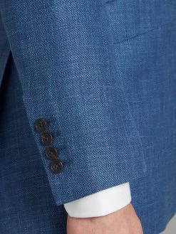 Eaton Jacket - Textured Aegean Blue -Clothing store 221027 OLIVERBROWN49280 1 89d9611f 51a9 4a2f 914a 67d4846a5d1e