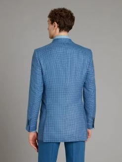 Eaton Jacket - Houndstooth Blue 9 Eaton Jacket - Houndstooth Blue -Clothing store 221027 OLIVERBROWN49401 1 0fb34544 7e5e 4459 98f4 01015f2ec007