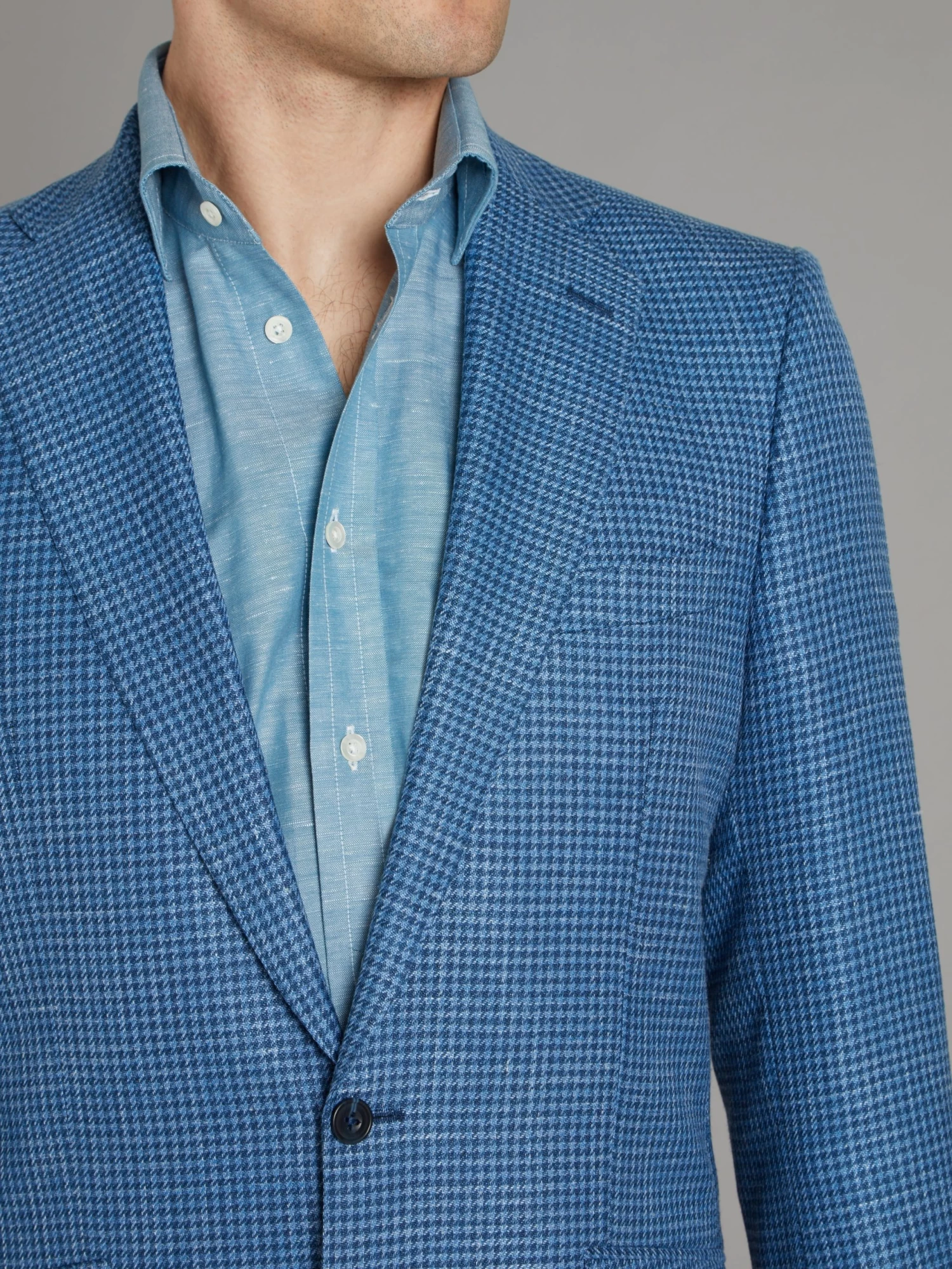Eaton Jacket - Houndstooth Blue 6 Eaton Jacket - Houndstooth Blue - Image 4