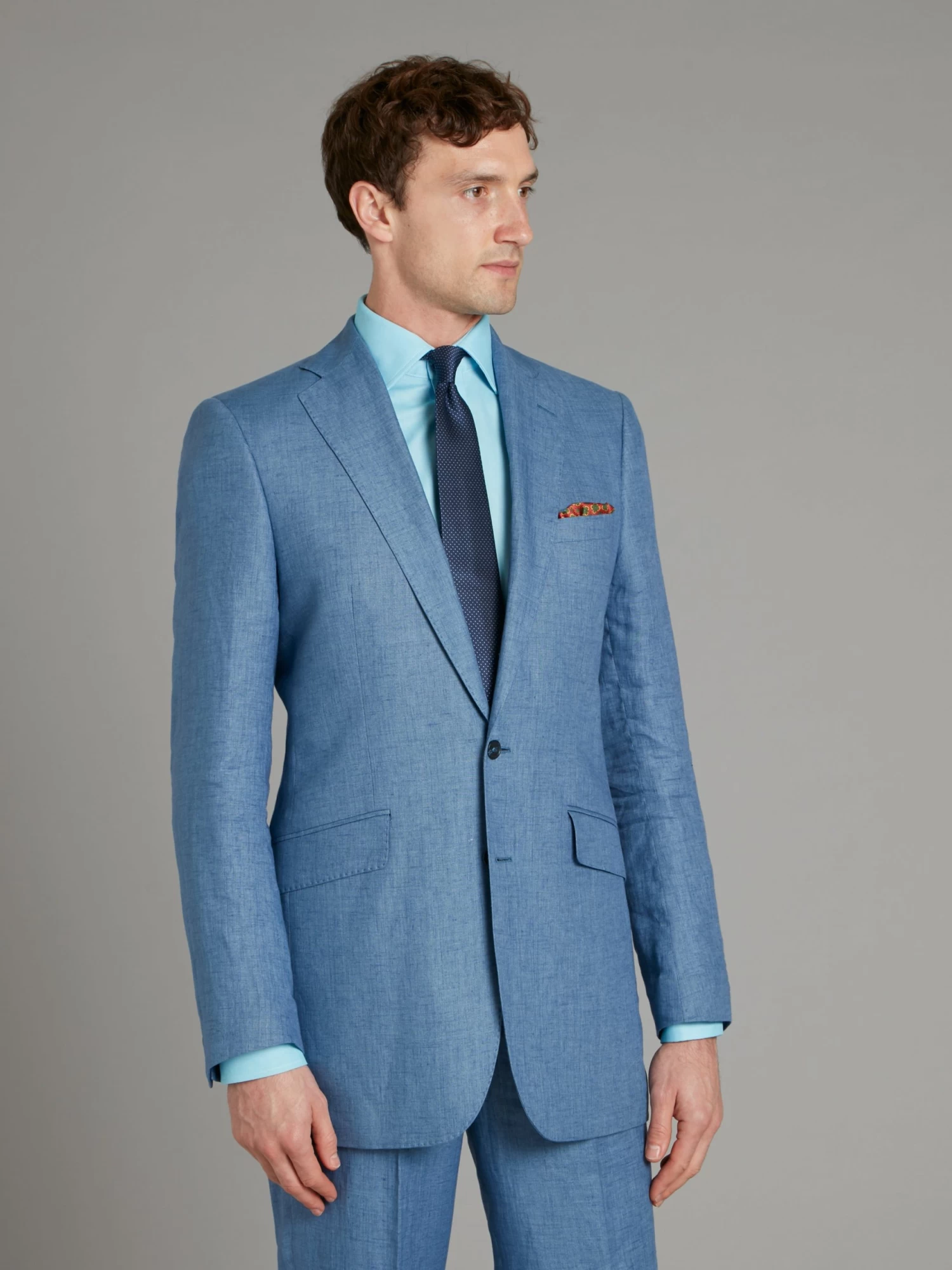 Eaton Suit - Solbiati Aegean Blue 4 Eaton Suit - Solbiati Aegean Blue - Image 2