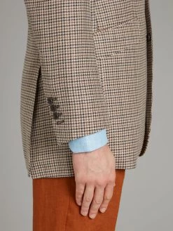 Eaton Jacket - Houndstooth Brown -Clothing store 221027 OLIVERBROWN50083 1 4c44dc12 3799 4d6d 9d88 a50196158cc4