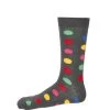 Polka Dot Socks Slate -Clothing store 230327 OLIVERBROWN5114