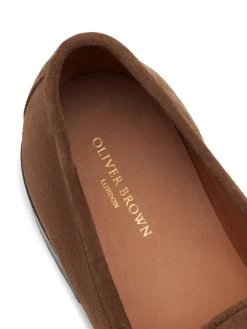 Oliver Brown Suede Tassel Loafers - Brown -Clothing store 230327 OLIVERBROWN5203