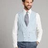 Double Breasted Linen Waistcoat - Pale Blue -Clothing store 230403 OliverBrown0033 cbb5d6e1 8efb 4a32 81c3 244d0cc37300