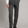 Pleated Luxury Morning Trousers - Black, Grey