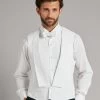 Marcella Waistcoat, Backed - White