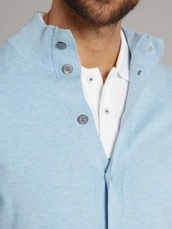 Standish Cardigan - Steel Blue -Clothing store 230403 OliverBrown1691 7eca5713 c73b 416e b07a ded98679ae7b