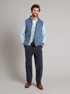 Quilted Thermatex Gilet - Denim