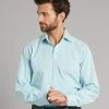 Regular Fit Shirt - Seersucker Turquoise -Clothing store 230403 OliverBrown2323 55e81827 569b 4c8c ad48 b087d34df5a5