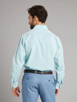 Regular Fit Shirt - Seersucker Turquoise 7 Regular Fit Shirt - Seersucker Turquoise -Clothing store 230403 OliverBrown2329 4d4a51c3 0fed 4373 95df 089c3ec75ba1