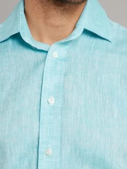 Regular Fit Shirt - Aqua Blue -Clothing store 230403 OliverBrown2575 ac4d4d8d 8931 4c2b 93b2 38beb70e4cc2