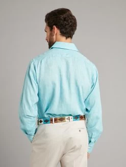 Regular Fit Shirt - Aqua Blue -Clothing store 230403 OliverBrown2612 39f0a9ea d43b 4e82 b056 a8d684619ee3