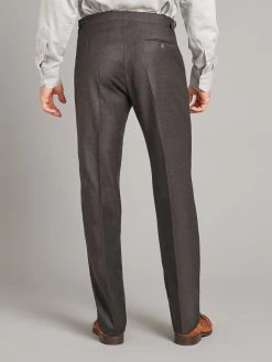 Pleated Trousers - Grey Flannel 7 Pleated Trousers - Grey Flannel -Clothing store 230731 OliverBrown1733
