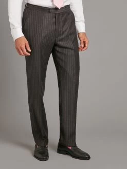 Carlyle Suit Chalk-Stripe Flannel - Charcoal -Clothing store 230731 OliverBrown1902 5c75210f ebbe 4c27 b048 9e67982a067a