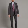 Astell Suit - Lightweight Herringbone Midnight Navy -Clothing store 230731 OliverBrown1932