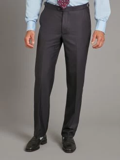 Astell Suit - Lightweight Herringbone Midnight Navy -Clothing store 230731 OliverBrown1951
