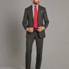 Astell Suit - Lightweight Herringbone Grey -Clothing store 230731 OliverBrown2029
