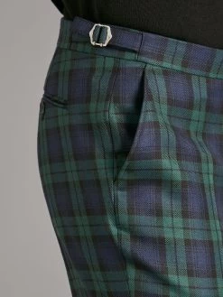 Tartan Trousers - Black Watch -Clothing store 230731 OliverBrown2367