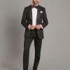 Heavyweight Dinner Suit - Shawl Collar - Black -Clothing store 230731 OliverBrown2444