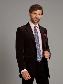 Eaton Needlecord Jacket - Dark Brown