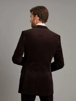 Eaton Needlecord Jacket - Dark Brown -Clothing store 230731 OliverBrown2592