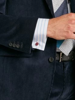 Eaton Needlecord Jacket - Navy -Clothing store 230731 OliverBrown2921