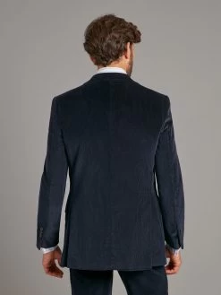 Eaton Needlecord Jacket - Navy -Clothing store 230731 OliverBrown2933