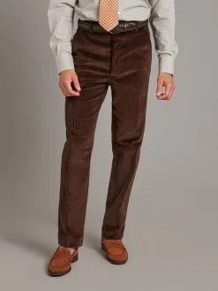 Heavyweight Corduroy Trousers - Brown