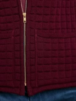Quilted Thermatex Gilet - Burgundy -Clothing store 230731 OliverBrown3187