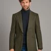 Carlyle Jacket - Forest Green Tweed -Clothing store 230731 OliverBrown3216