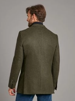 Carlyle Jacket - Forest Green Tweed -Clothing store 230731 OliverBrown3223
