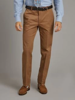 Heavyweight Cotton Trousers - Brown