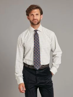 Tattersall Check Shirt - Blue/Navy