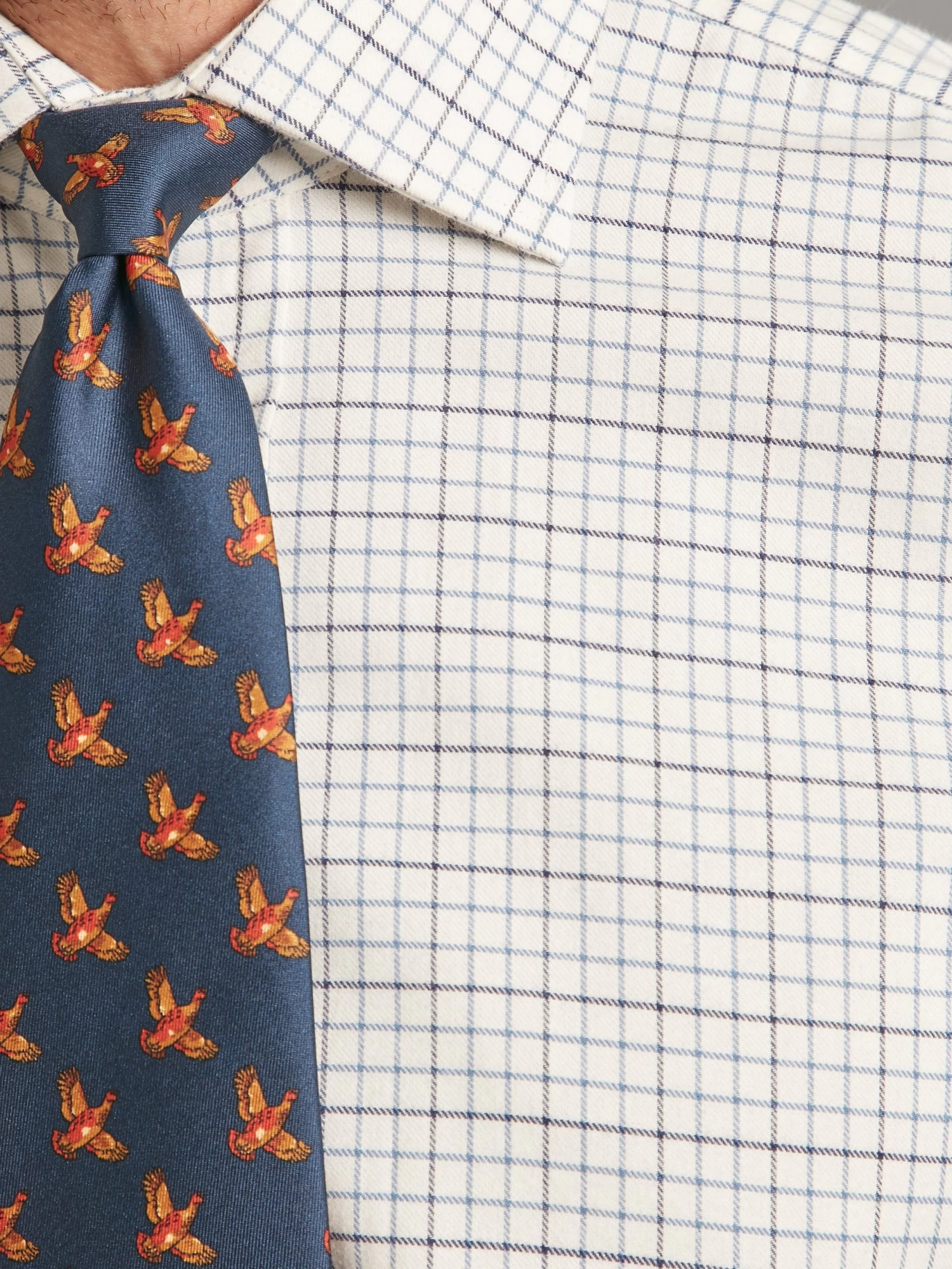 Tattersall Check Shirt - Blue/Navy 4 Tattersall Check Shirt - Blue/Navy - Image 2