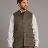 Storm Collar Gilet - Deveron Tweed -Clothing store 230731 OliverBrown3418