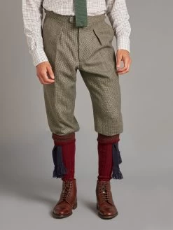 Breeks – Nailhead Tweed - Cool Sage