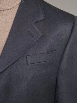 Covert Coat, Covert Collar - Navy -Clothing store 230731 OliverBrown3817