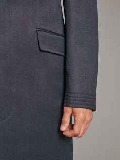 Covert Coat, Covert Collar - Navy -Clothing store 230731 OliverBrown3819