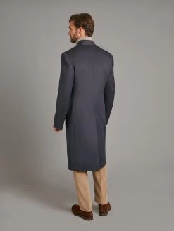 Covert Coat, Covert Collar - Navy -Clothing store 230731 OliverBrown3824