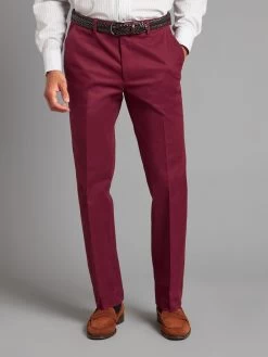 Moleskin Trousers -Maroon