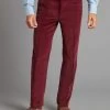 Heavyweight Corduroy Trousers - Maroon -Clothing store 230823 OliverBrown Model2541