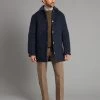 Quilted Moleskin Jacket - Navy