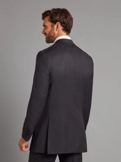 Luxury Carlyle Dinner Suit Loro Piana - Midnight -Clothing store 230823 OliverBrown Model3287